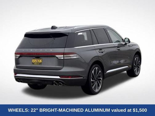 Asher Gray Metallic Clearcoat 2025 Lincoln Aviator Reserve AWD