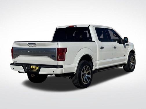 White Platinum Metallic Tri-Coat 2017 Ford F-150 Platinum