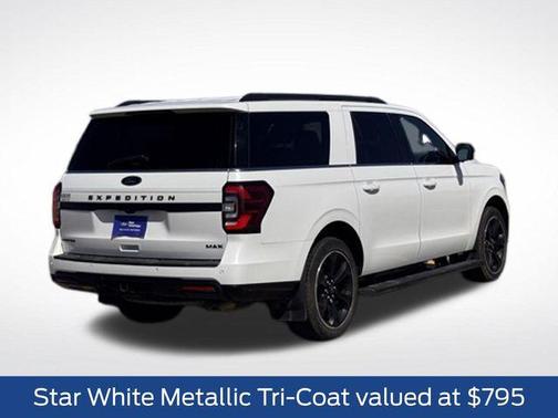 Star White Metallic Tri-Coat 2022 Ford Expedition Max Limited