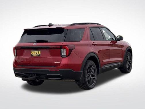 Rapid Red Metallic Tinted Clearcoat 2025 Ford Explorer ST-Line