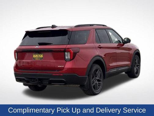 Rapid Red Metallic Tinted Clearcoat 2025 Ford Explorer ST-Line