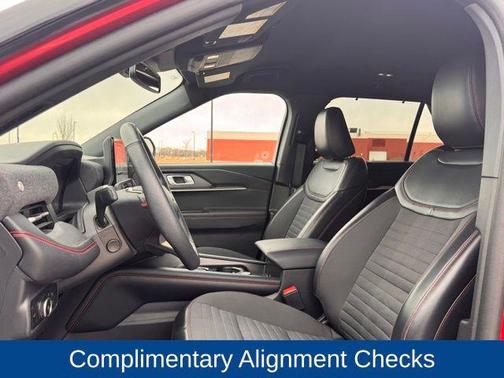Rapid Red Metallic Tinted Clearcoat 2025 Ford Explorer ST-Line
