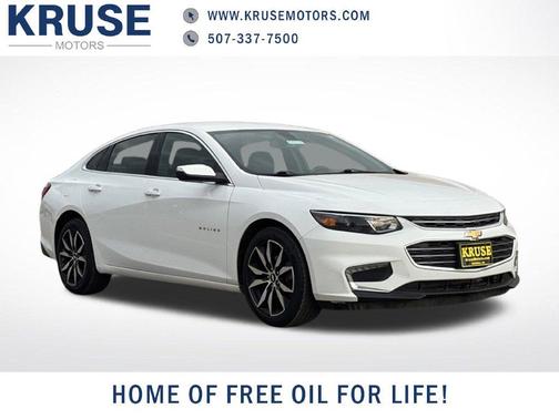 Summit White 2017 Chevrolet Malibu 1LT