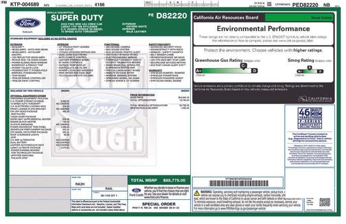 Oxford White 2023 Ford F-350 Lariat