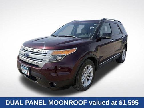 Red 2011 Ford Explorer XLT