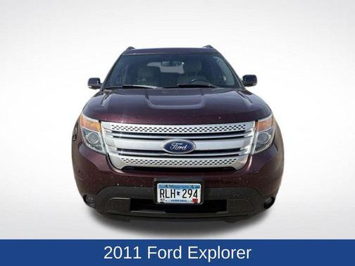 Red 2011 Ford Explorer XLT