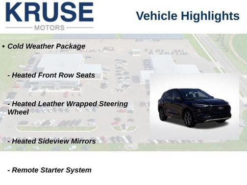 Agate Black Metallic 2024 Ford Escape ST-Line