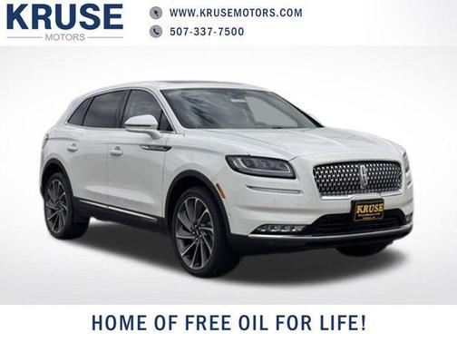 Pristine White Metallic Tri-Coat 2023 Lincoln Nautilus Reserve