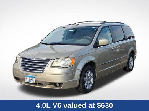 White Gold Clearcoat 2010 Chrysler Town & Country Touring