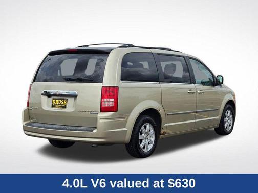 White Gold Clearcoat 2010 Chrysler Town & Country Touring
