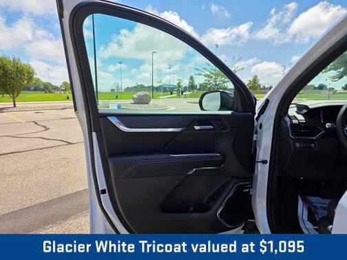 Glacier White Tricoat 2026 GMC Acadia Elevation AWD