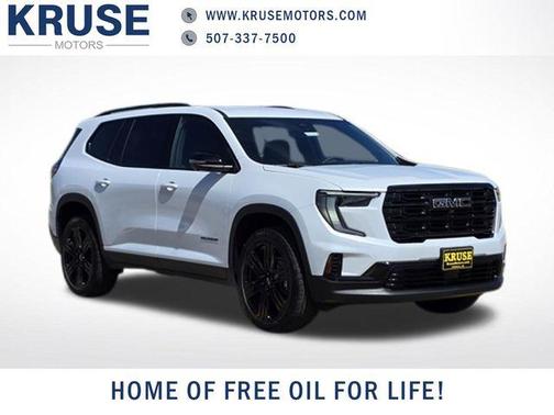 Glacier White Tricoat 2026 GMC Acadia Elevation AWD