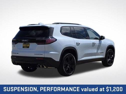 Glacier White Tricoat 2026 GMC Acadia Elevation AWD