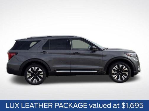 Gray Metallic 2026 Ford Explorer Platinum