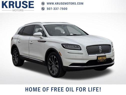 Pristine White Metallic Tri-Coat 2023 Lincoln Nautilus Reserve