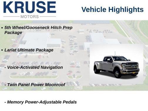 White 2017 Ford F-350 Lariat