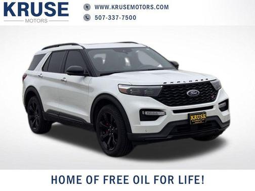 Star White Metallic Tri-Coat 2023 Ford Explorer ST