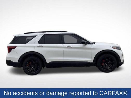 Star White Metallic Tri-Coat 2023 Ford Explorer ST