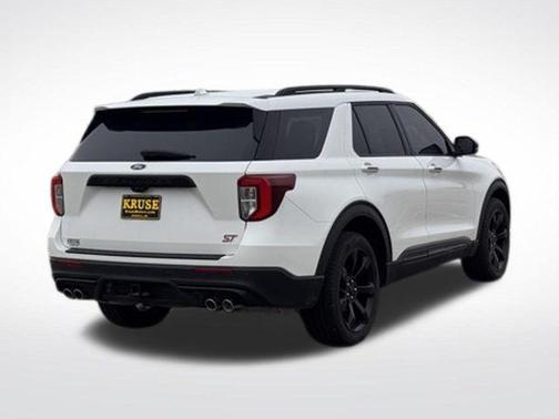 Star White Metallic Tri-Coat 2023 Ford Explorer ST