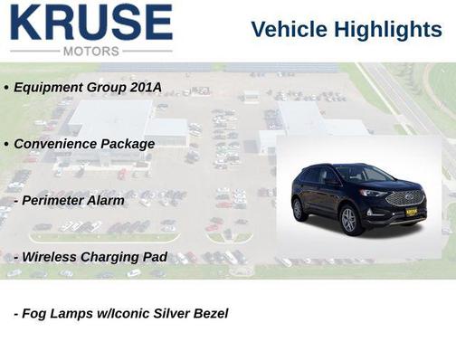 Agate Black Metallic 2023 Ford Edge SEL