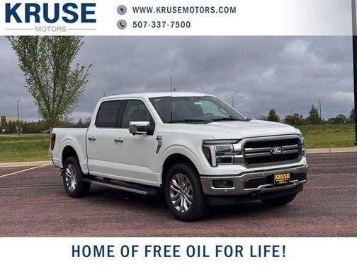 Star White Metallic Tri-Coat 2025 Ford F-150 Lariat