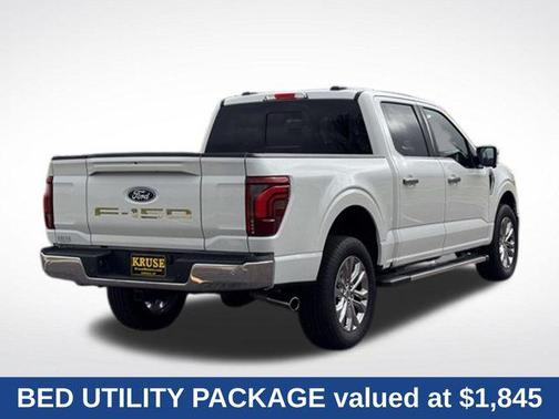 Star White Metallic Tri-Coat 2025 Ford F-150 Lariat