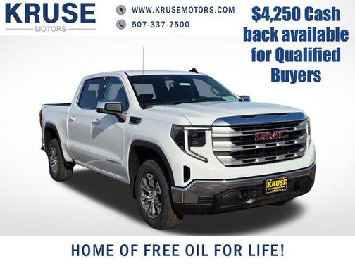 Summit White 2026 GMC Sierra 1500 SLE
