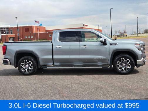 Sterling Metallic 2023 GMC Sierra 1500 SLT