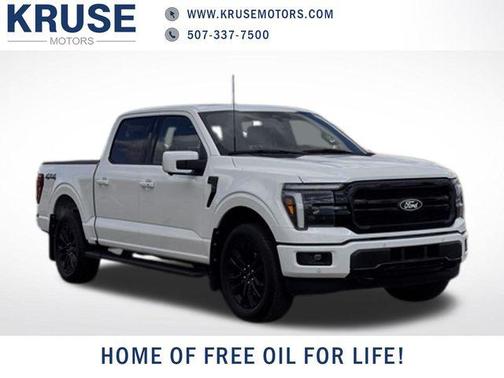 Star White Metallic Tri-Coat 2025 Ford F-150 Lariat