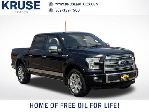 Shadow Black 2017 Ford F-150 Platinum