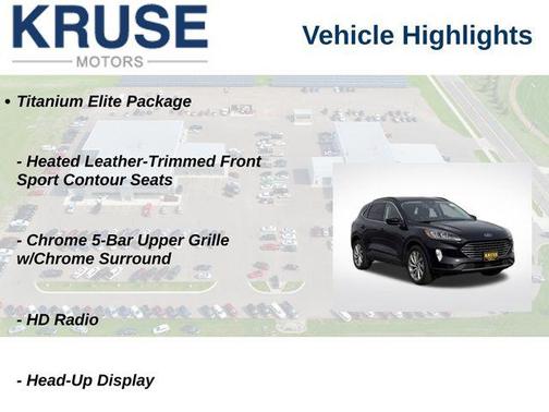 Agate Black Metallic 2022 Ford Escape Titanium