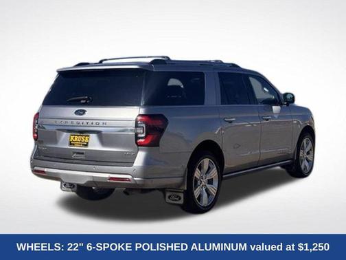 Iconic Silver Metallic 2024 Ford Expedition Max Platinum