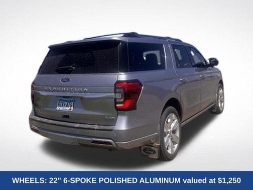 Iconic Silver Metallic 2024 Ford Expedition Max Platinum