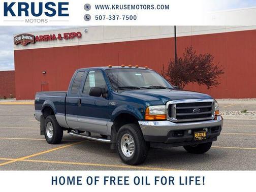 Blue 2001 Ford F-250