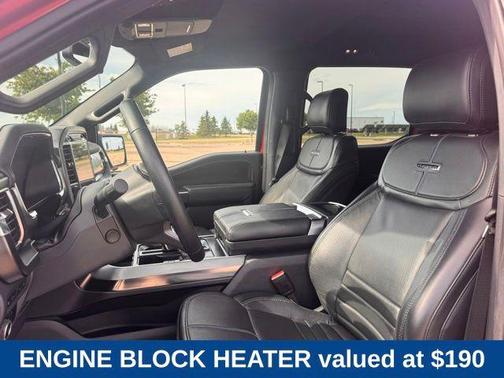 Rapid Red Metallic Tinted Clearcoat 2024 Ford F-150 Platinum