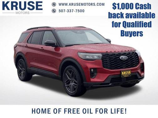 Red Metallic 2026 Ford Explorer ST-Line