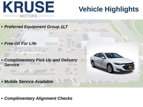 White 2019 Chevrolet Malibu LT