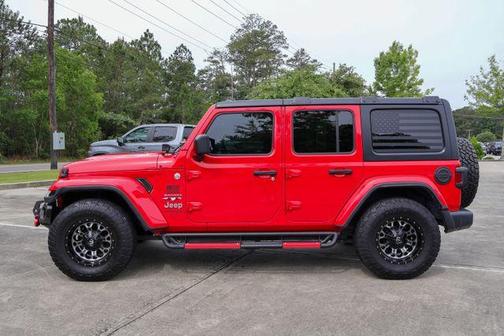Firecracker Red Clearcoat 2018 Jeep Wrangler Unlimited Sahara