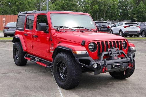 Firecracker Red Clearcoat 2018 Jeep Wrangler Unlimited Sahara