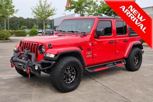 Firecracker Red Clearcoat 2018 Jeep Wrangler Unlimited Sahara