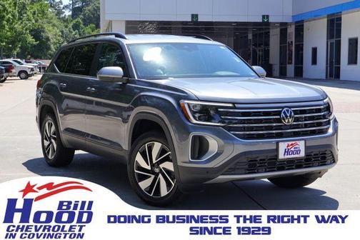 Platinum Gray Metallic 2025 Volkswagen Atlas 2.0T SE w/Technology