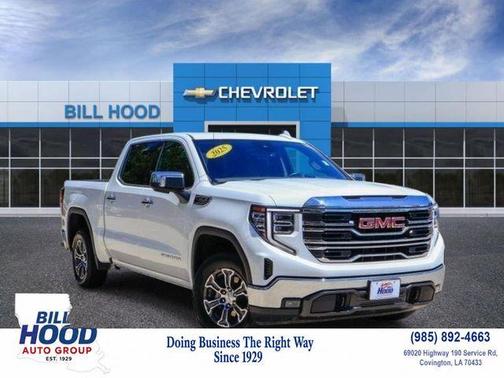 Summit White 2025 GMC Sierra 1500 SLT