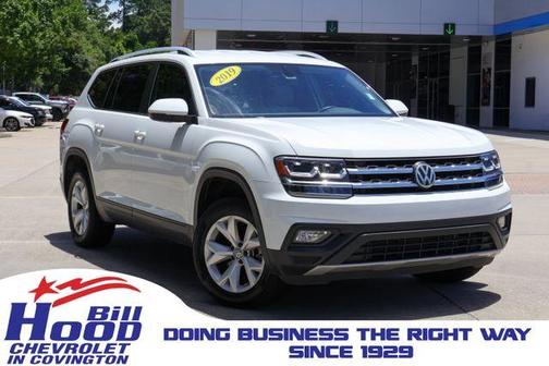 Pure White 2019 Volkswagen Atlas 3.6L SE
