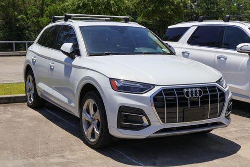 Glacier White Metallic 2021 Audi Q5 40 Premium Plus
