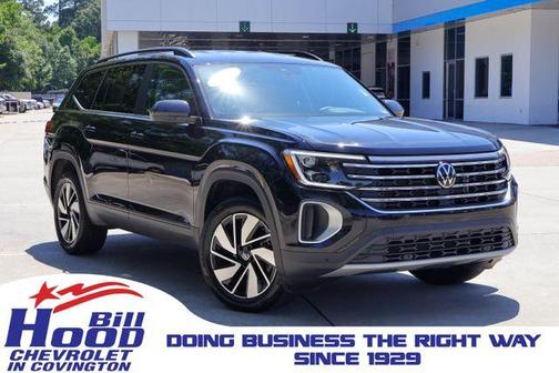 Deep Black Pearl Effect 2025 Volkswagen Atlas 2.0T SE w/Technology