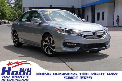 White 2017 Honda Accord EX-L