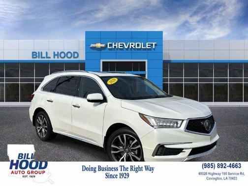 White 2020 Acura MDX 3.5L w/Advance Package