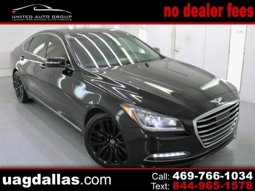Caspian Black 2015 Hyundai Genesis 5.0