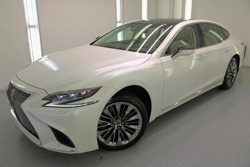 Pearl White 2018 Lexus LS 500 Luxury