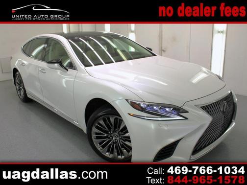 Pearl White 2018 Lexus LS 500 Luxury